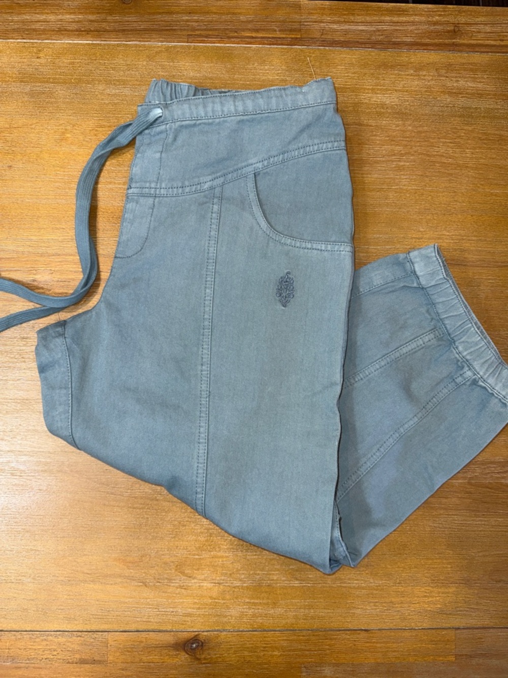 FP Movement by Free People Olive Green Cropped Jogger Pants